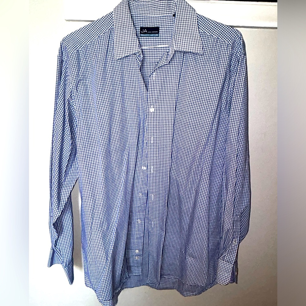 Men’s John Ashford Dress Shirt - Long Sleeved Button Up - 17 / 34-35